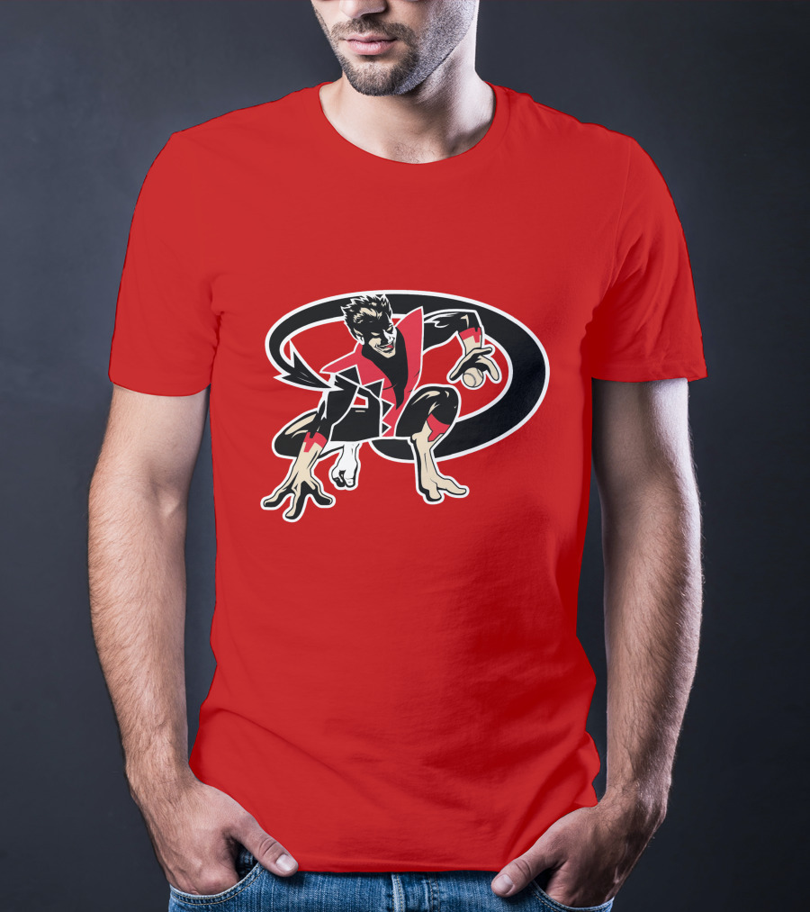 Arizona Nightcrawlers MLB Crossover With Baseball Superhero Character T-Shirt