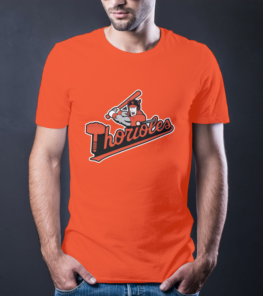 Baltimore Thorioles MLB Thor Baseball T-Shirt
