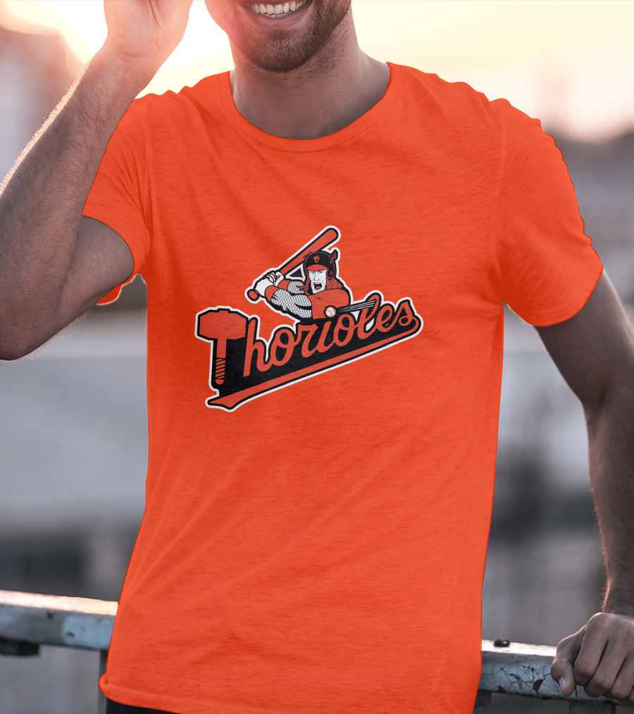 Baltimore Thorioles MLB Thor Baseball T-Shirt