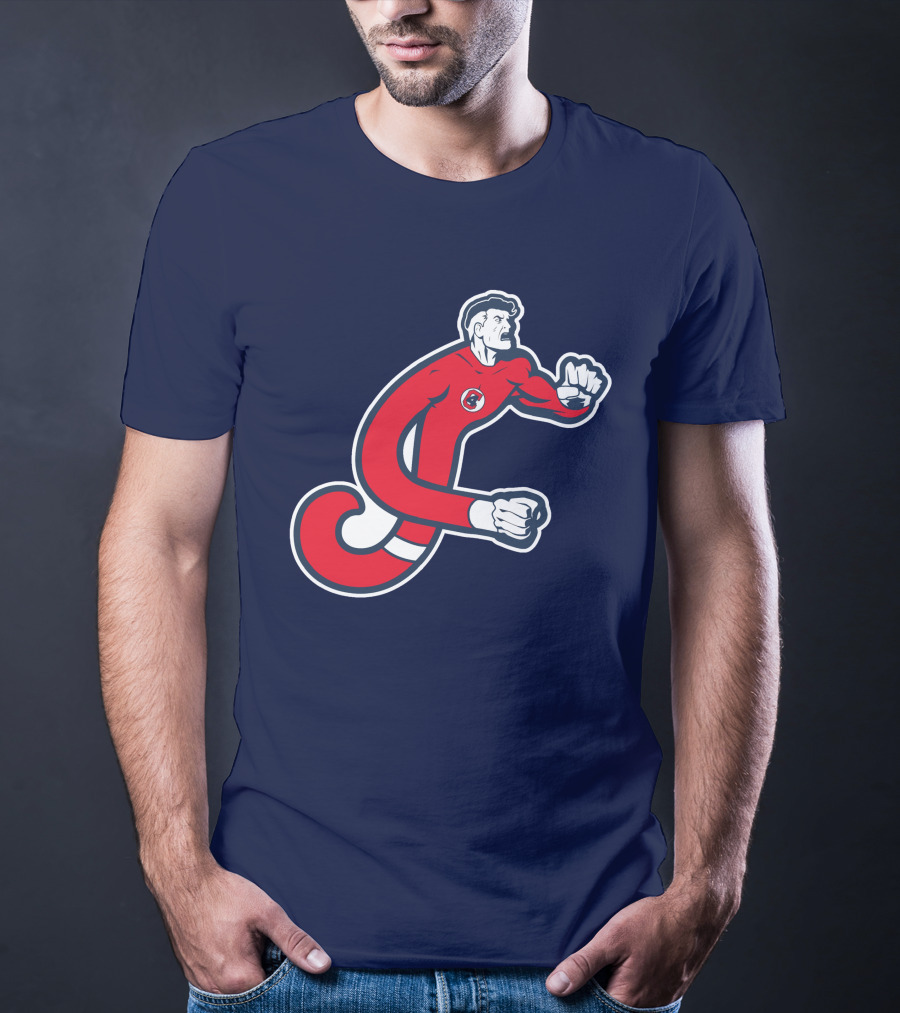 Cleveland Mr. Fantastics MLB Stretching Superhero T-Shirt
