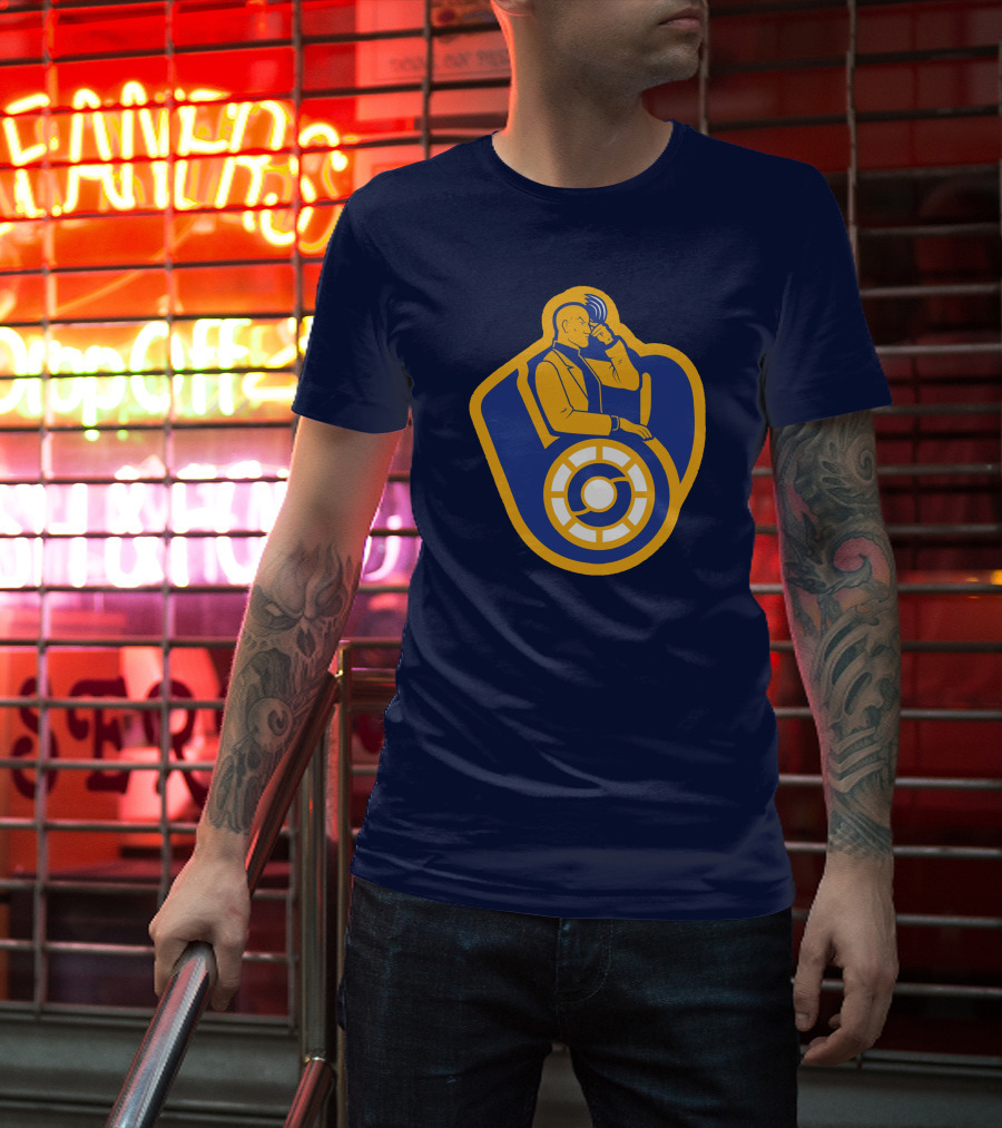 Milwaukee Professor X MLB Brewers Mashup T-Shirt