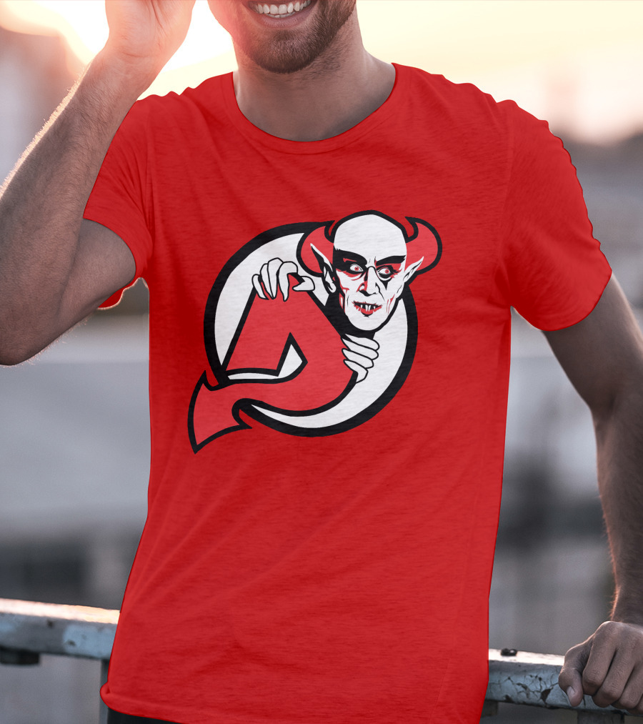 New Jersey Devils Nosferatu NHL T-Shirt