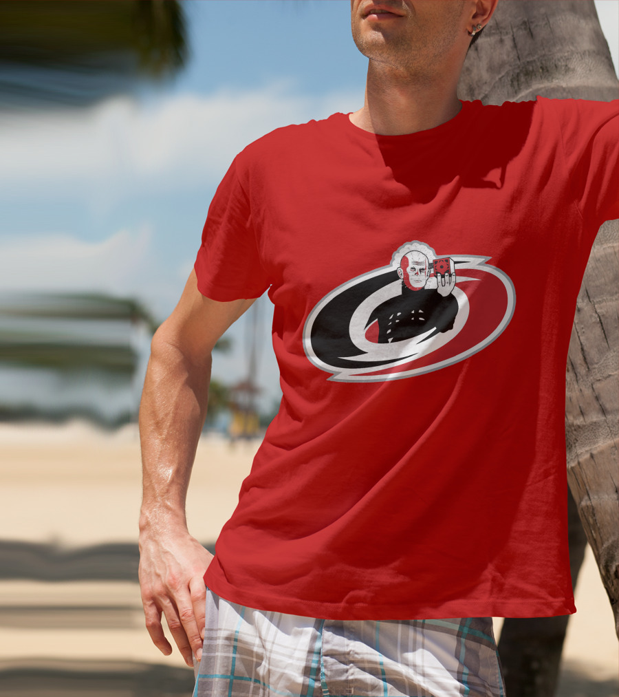 Carolina Hellraisers NHL Horror-Themed Hockey T-Shirt