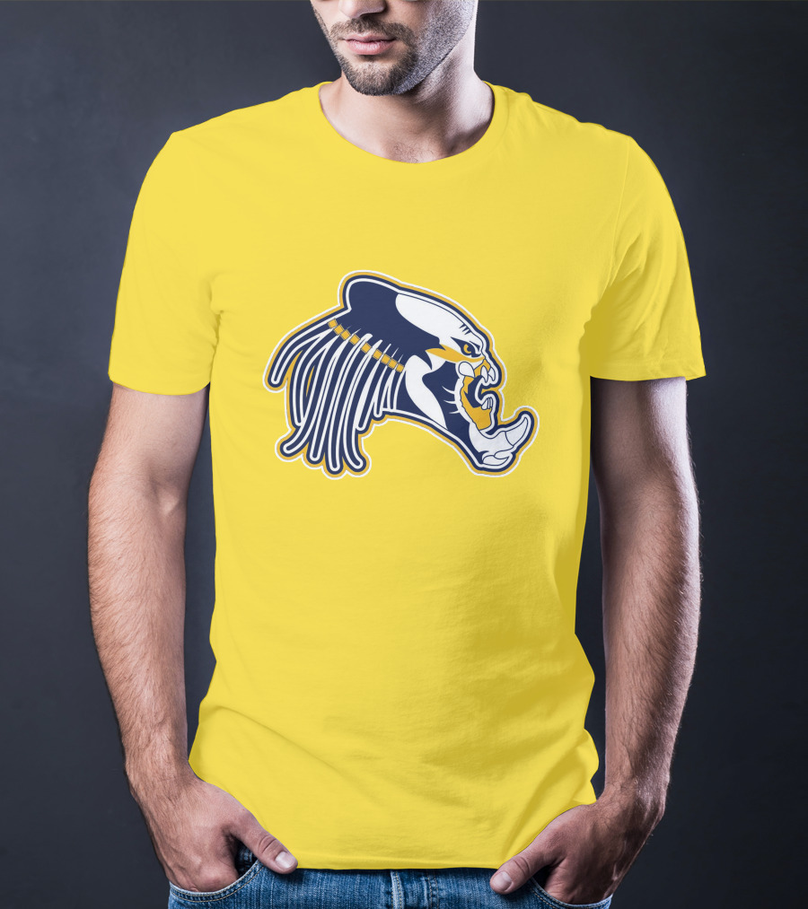 Nashville Predators Logo Iconic Saber-Tooth Tiger Head T-Shirt