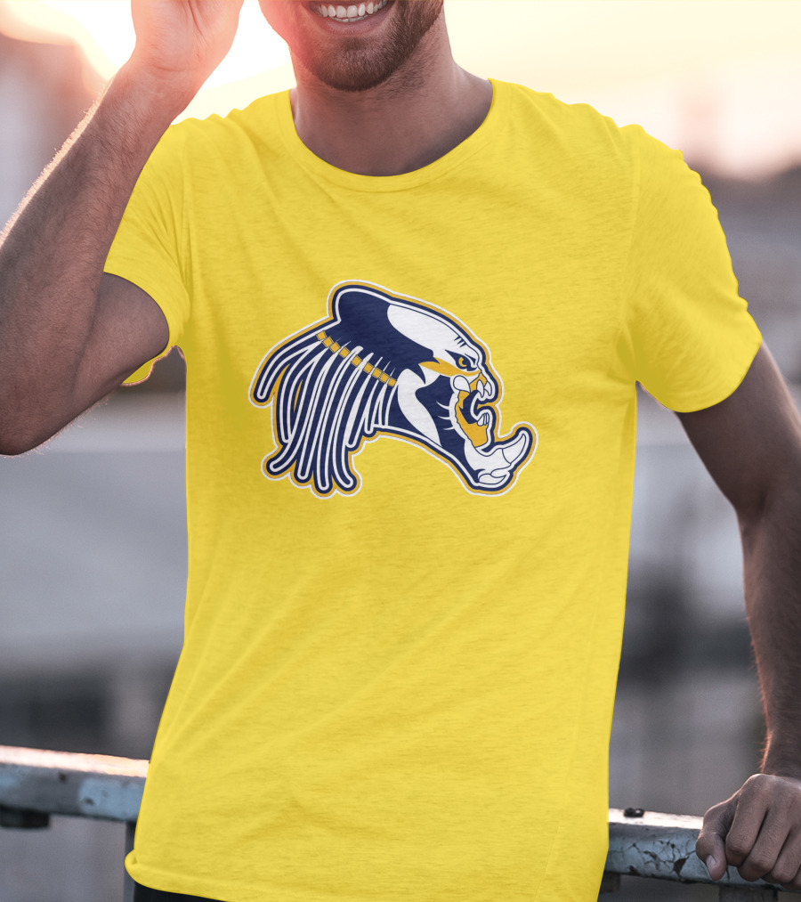 Nashville Predators Logo Iconic Saber-Tooth Tiger Head T-Shirt