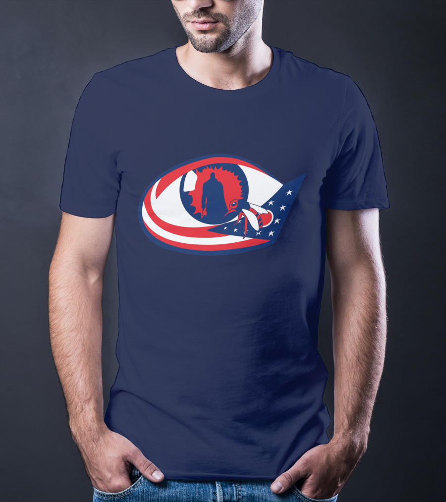 Columbus Candymans American Flag Eye And Bee T-Shirt