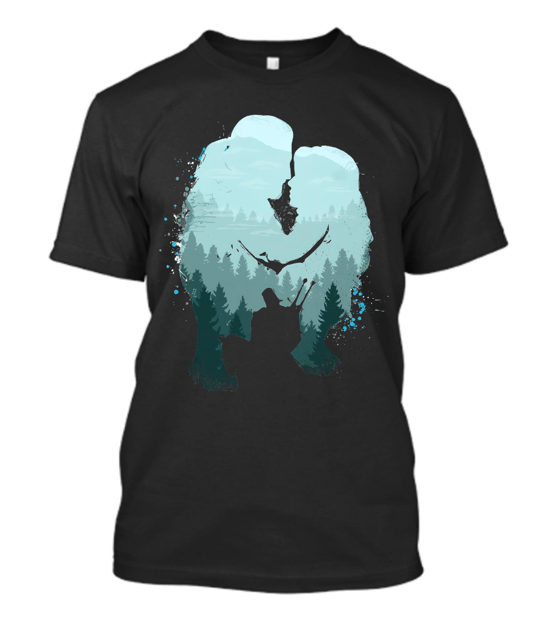 Wild Forces Hunter's Journey In Forest T-Shirt