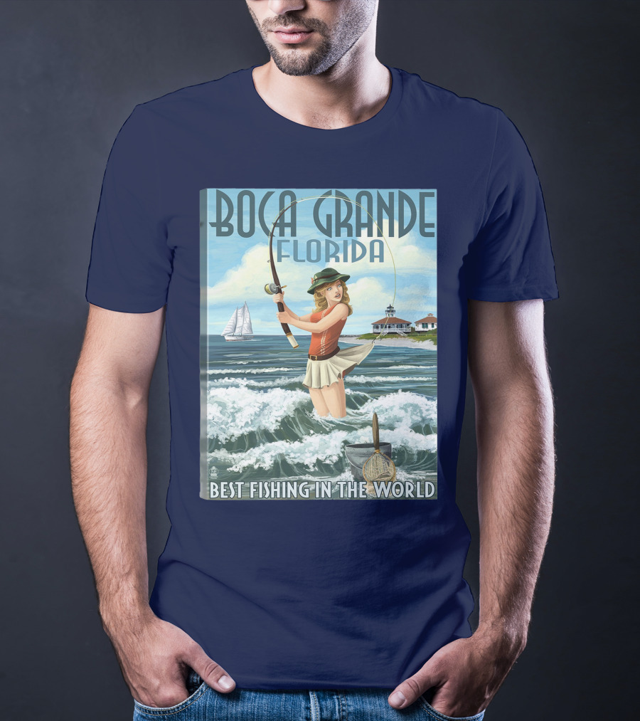 Boca Grande Florida Best Fishing In The World T-Shirt