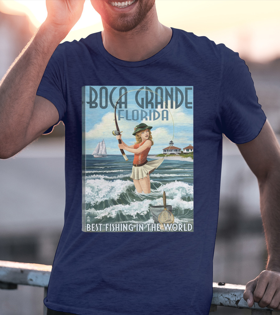 Boca Grande Florida Best Fishing In The World T-Shirt