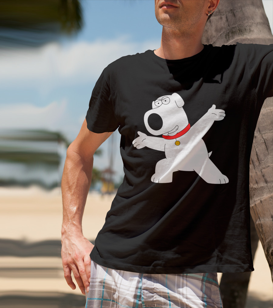 Brian Griffin Family Guy Dance Pose T-Shirt