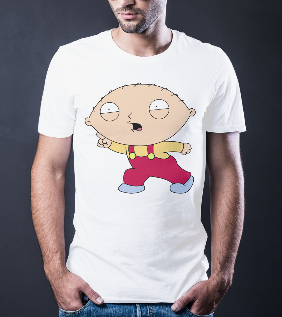 Stewie Griffin Angry Pose Family Guy Character T-Shirt