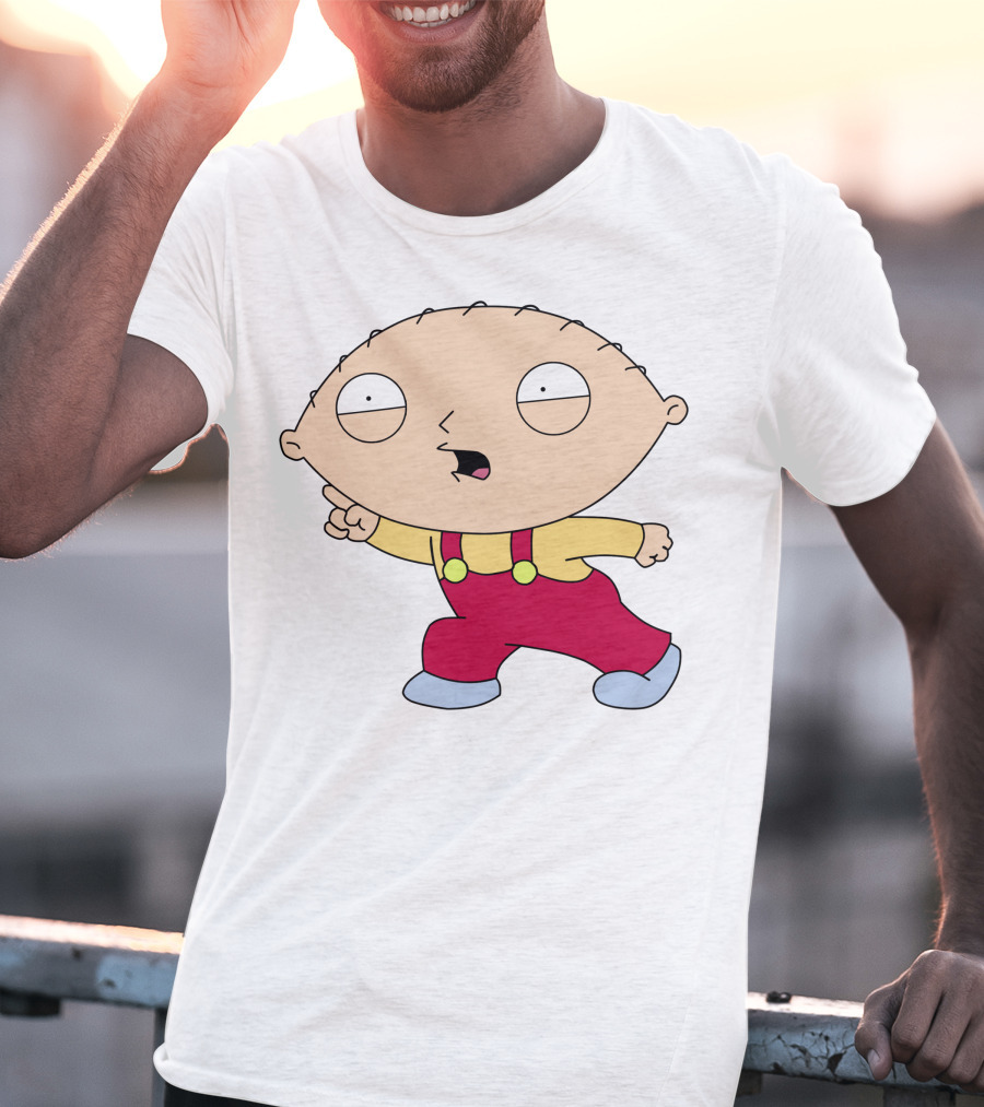 Stewie Griffin Angry Pose Family Guy Character T-Shirt