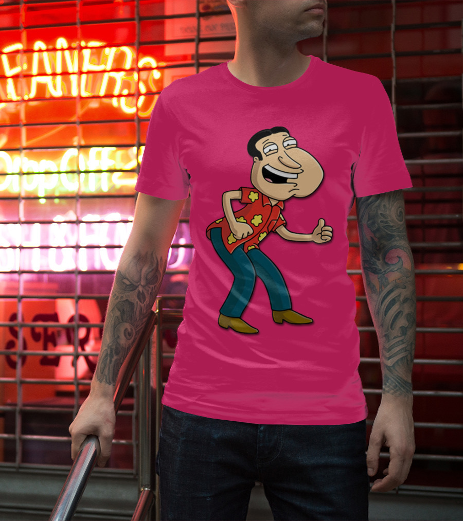 Glenn Quagmire Family Guy Thumbs Up Hawaiian Shirt Character T-Shirt