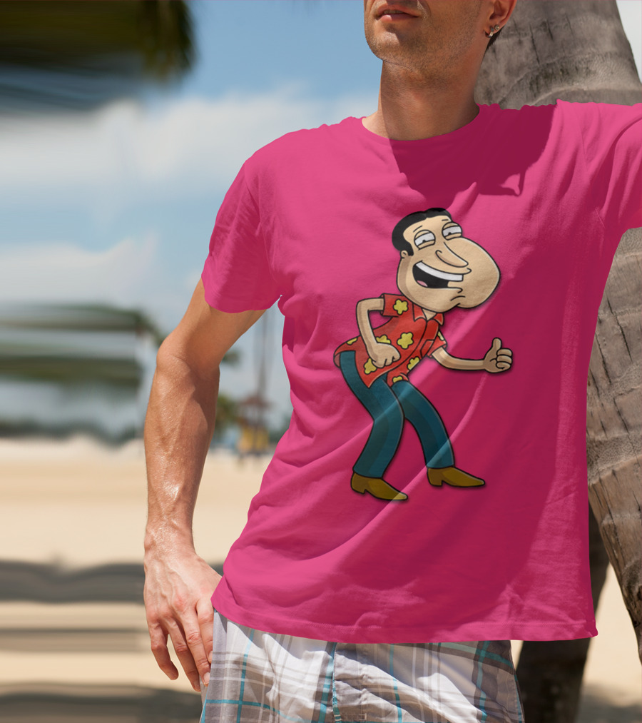 Glenn Quagmire Family Guy Thumbs Up Hawaiian Shirt Character T-Shirt