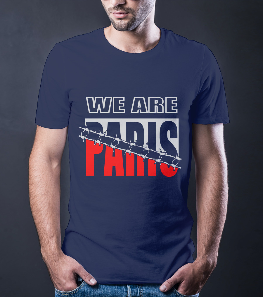 WE ARE PARIS Barbed Wire T-Shirt