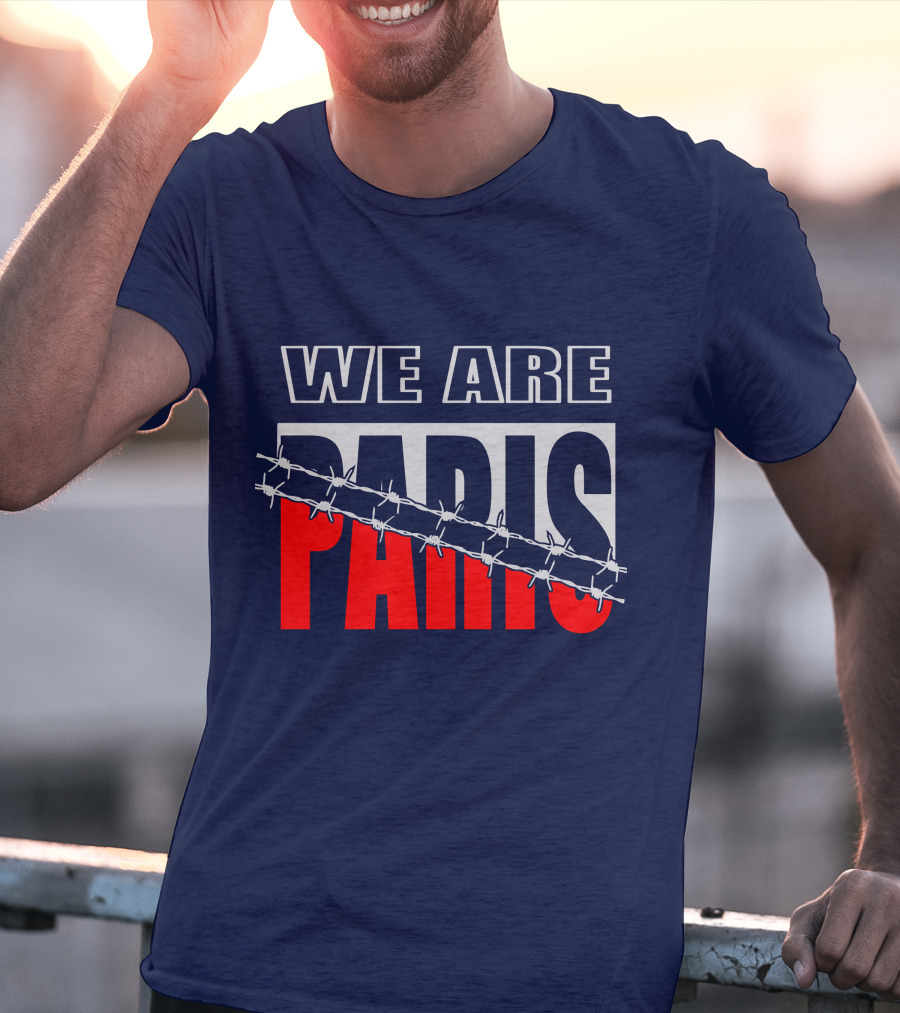 WE ARE PARIS Barbed Wire T-Shirt