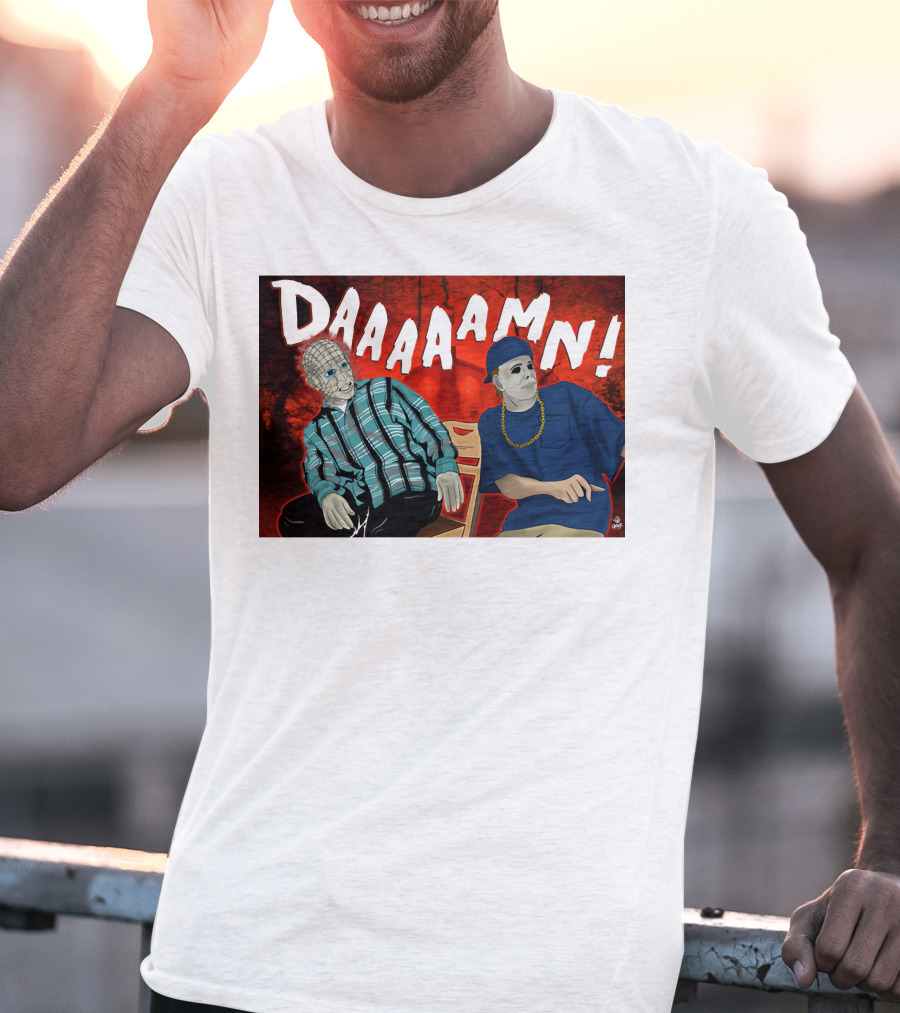 Daaaamn Horror Parody Friday Movie Scene T-Shirt