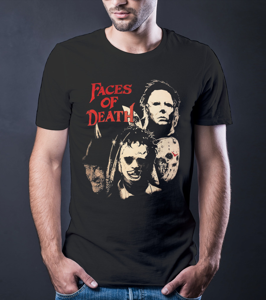 Faces Of Death Michael Myers Horror Icons T-Shirt
