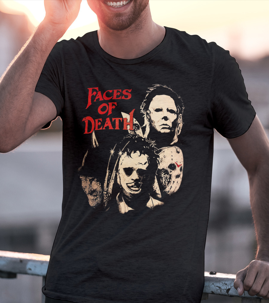 Faces Of Death Michael Myers Horror Icons T-Shirt