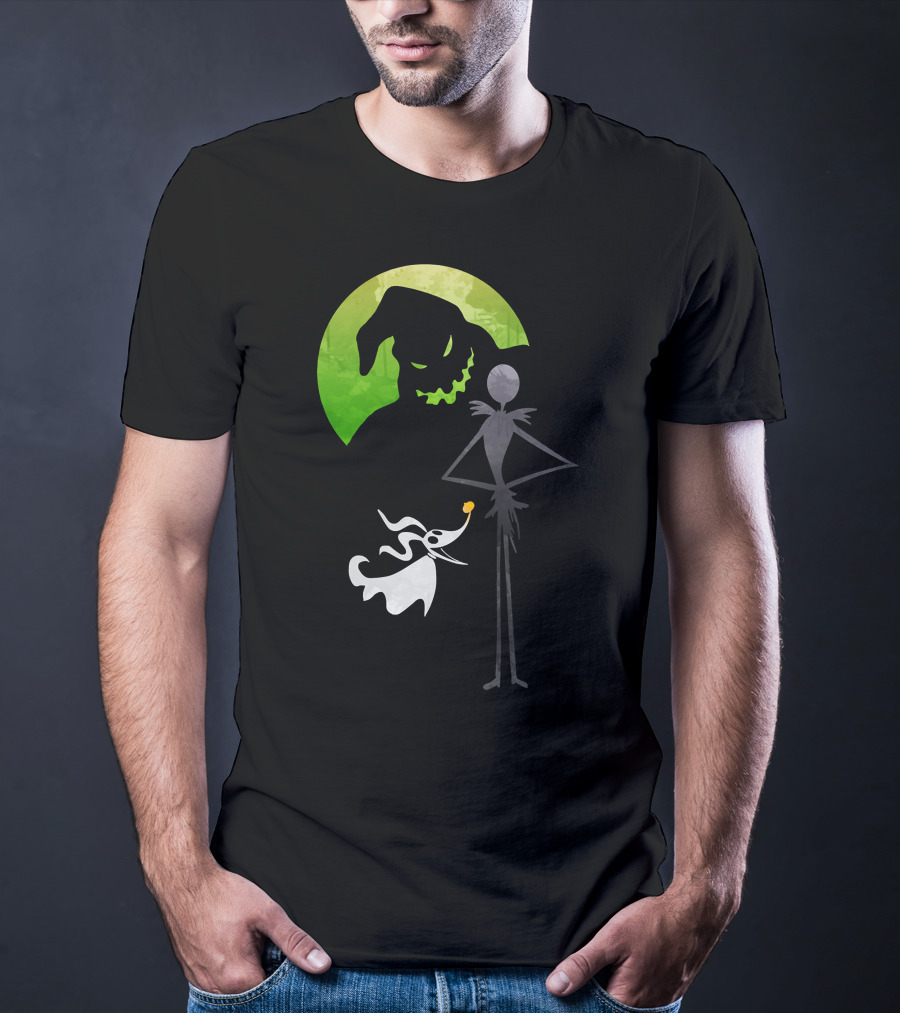 Jack Skellington Zero Oogie Boogie Moon T-Shirt