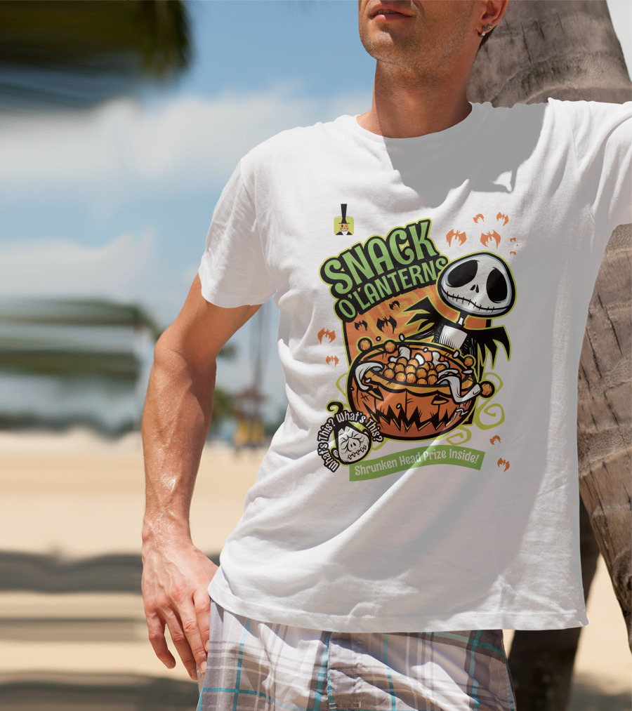 Snack O'Lanterns What's This Shrunken Head Prize Inside T-Shirt