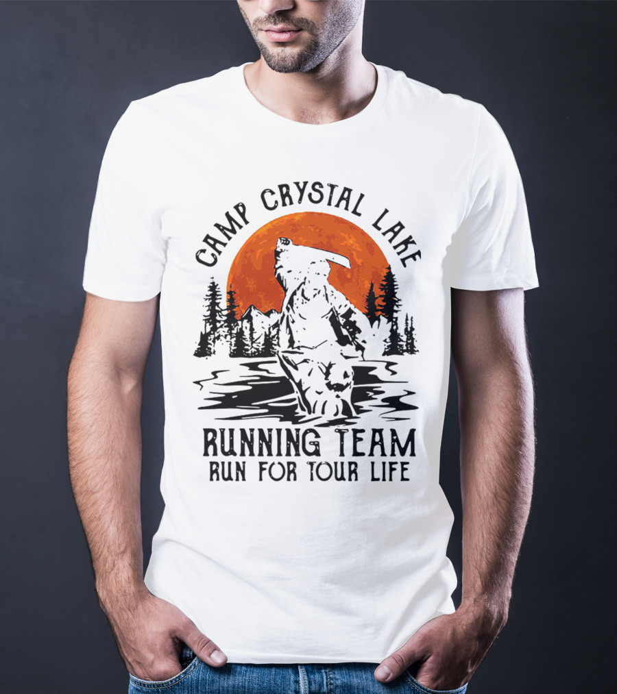 Camp Crystal Lake Running Team Run For Your Life T-Shirt