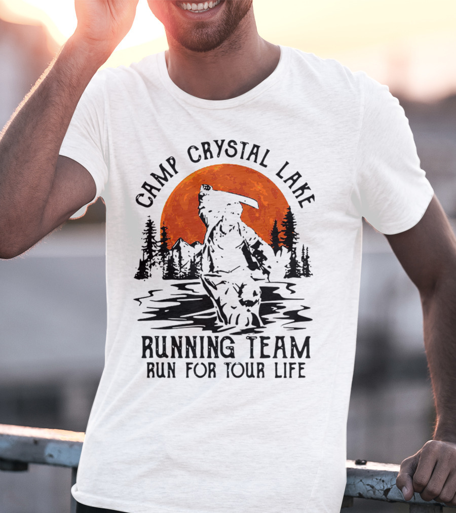 Camp Crystal Lake Running Team Run For Your Life T-Shirt