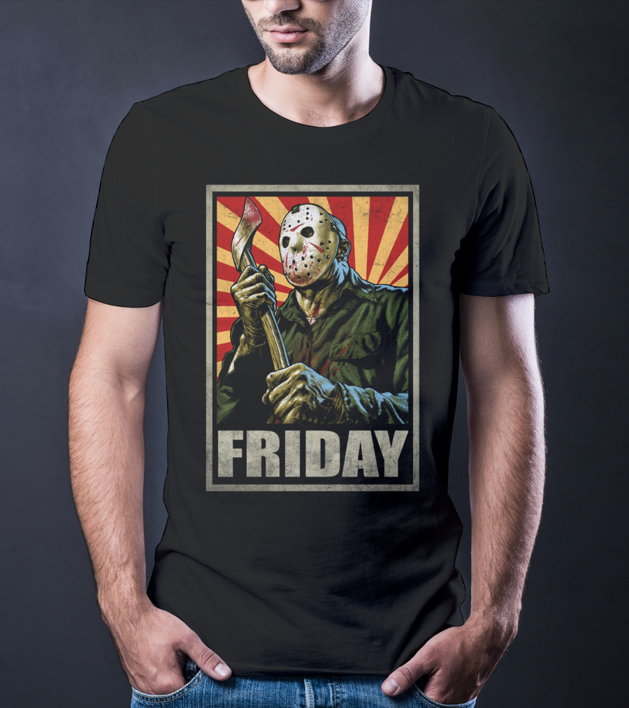 Jason Voorhees Friday Retro Horror T-Shirt