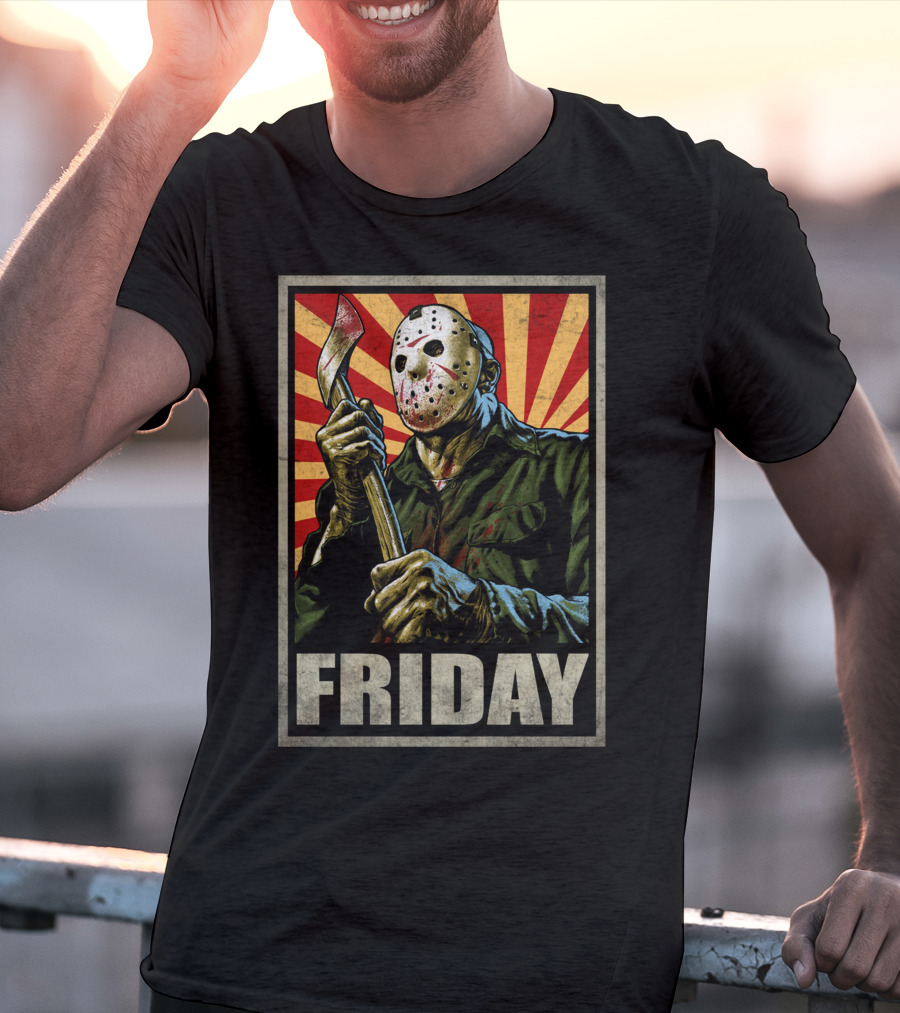 Jason Voorhees Friday Retro Horror T-Shirt