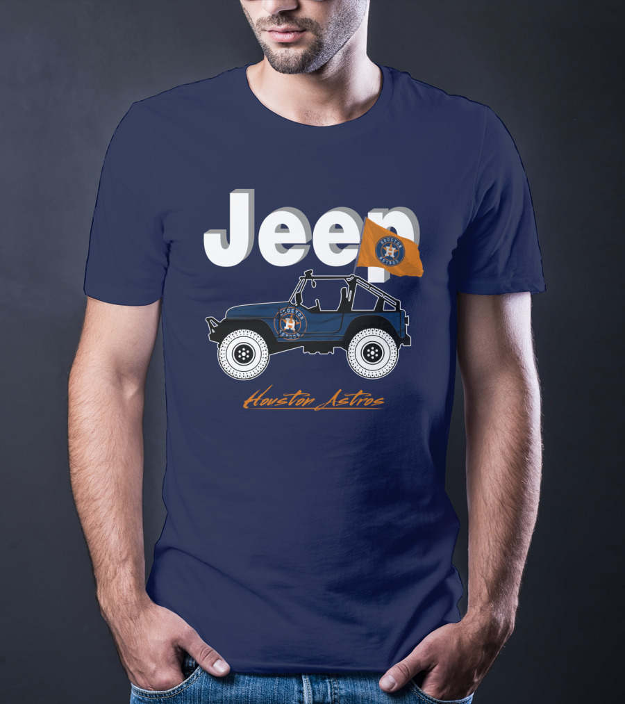 Jeep Houston Astros Flag T-Shirt
