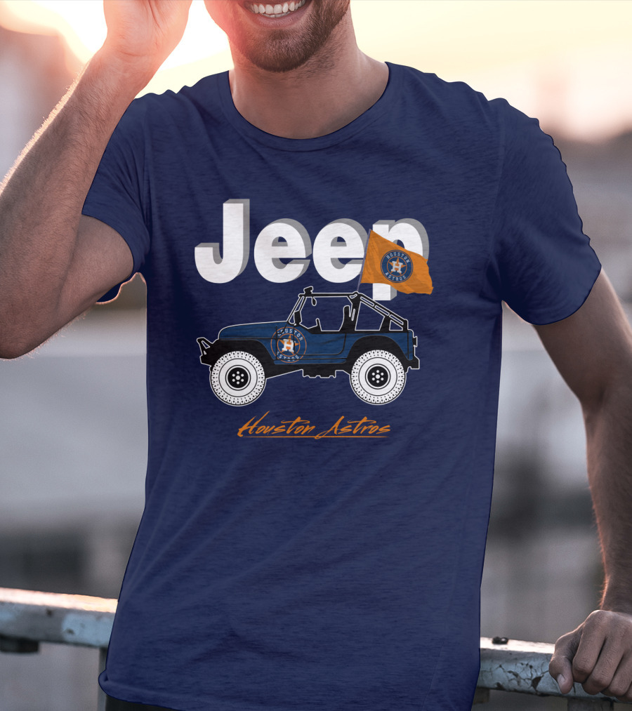 Jeep Houston Astros Flag T-Shirt