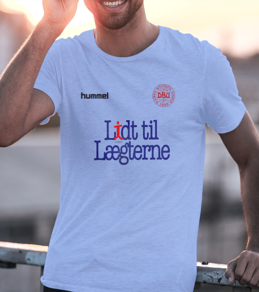 Hummel DBU Lidt Til Lægterne Danish Football Union 1889 T-Shirt