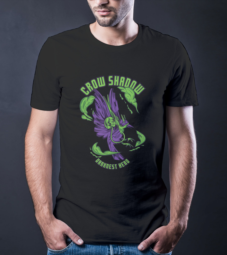 Crow Shadow Darkness Hero T-Shirt