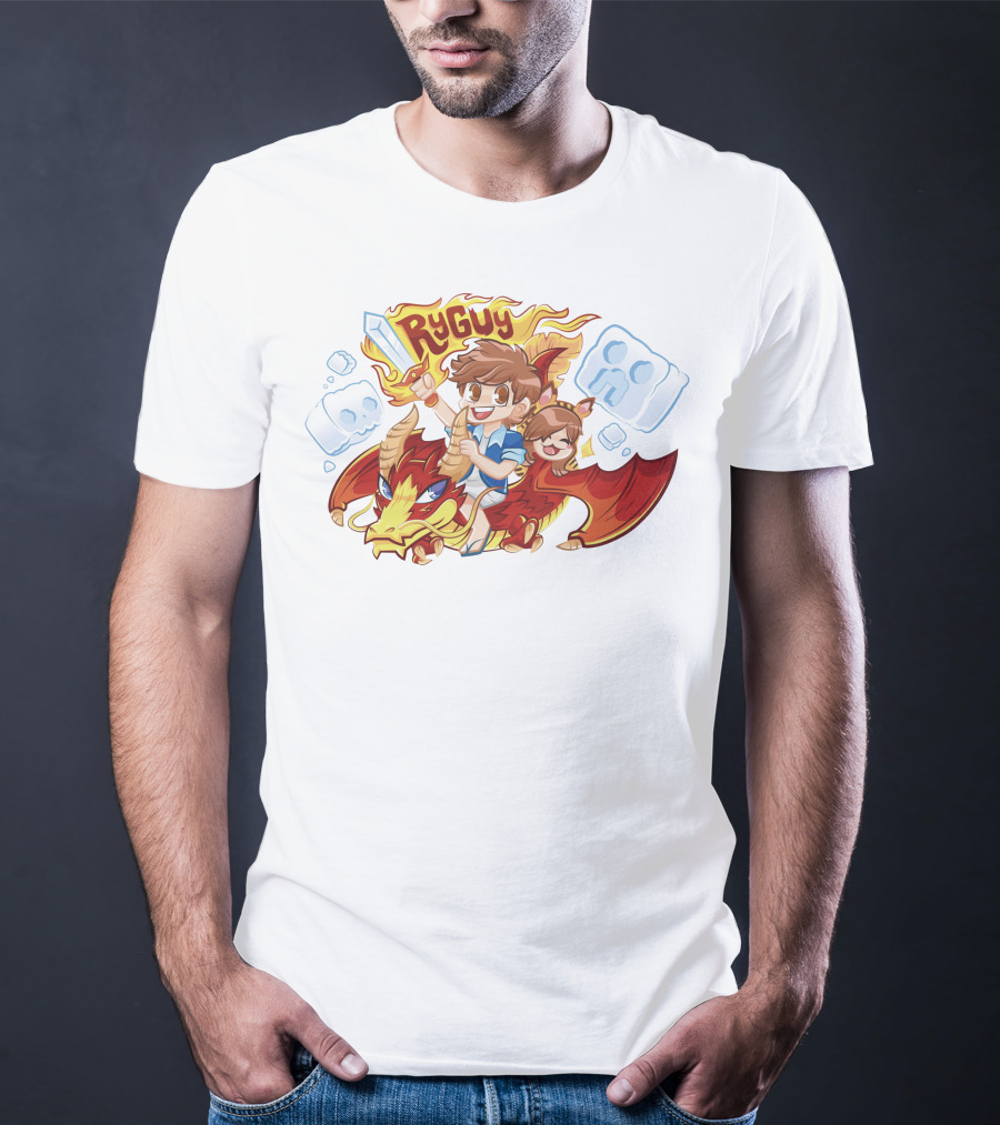 RyGuy Rocky Red Dragon Riding Adventure Fun T-Shirt