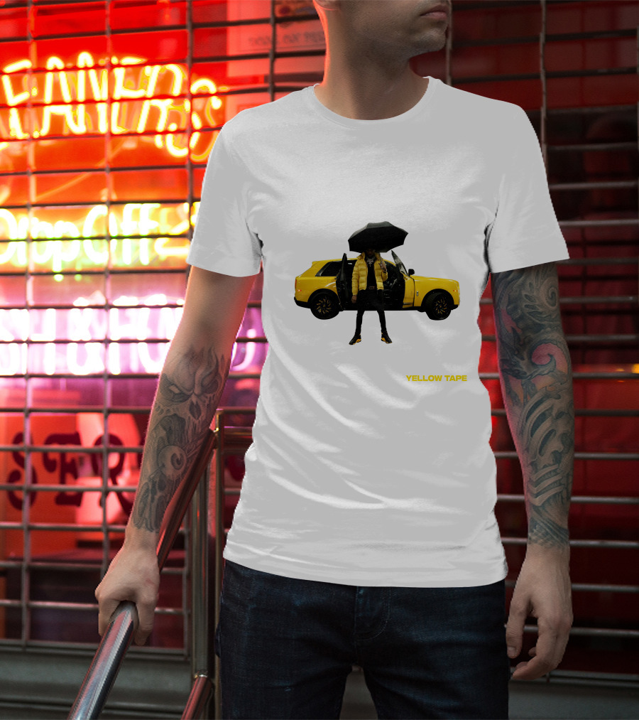 Key Glock Yellow Tape Car Umbrella T-Shirt