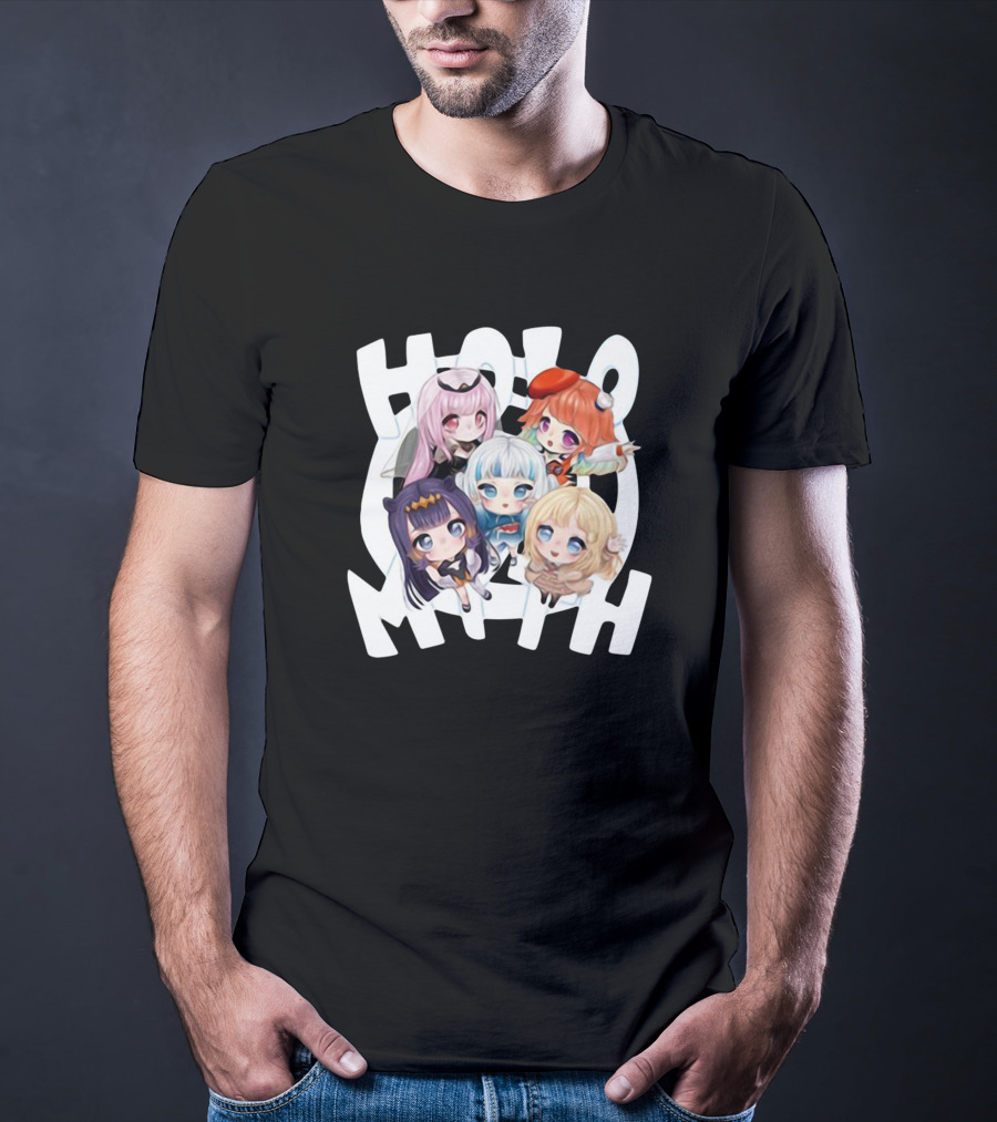 Hololive Myth Holo EN Merch T-Shirt