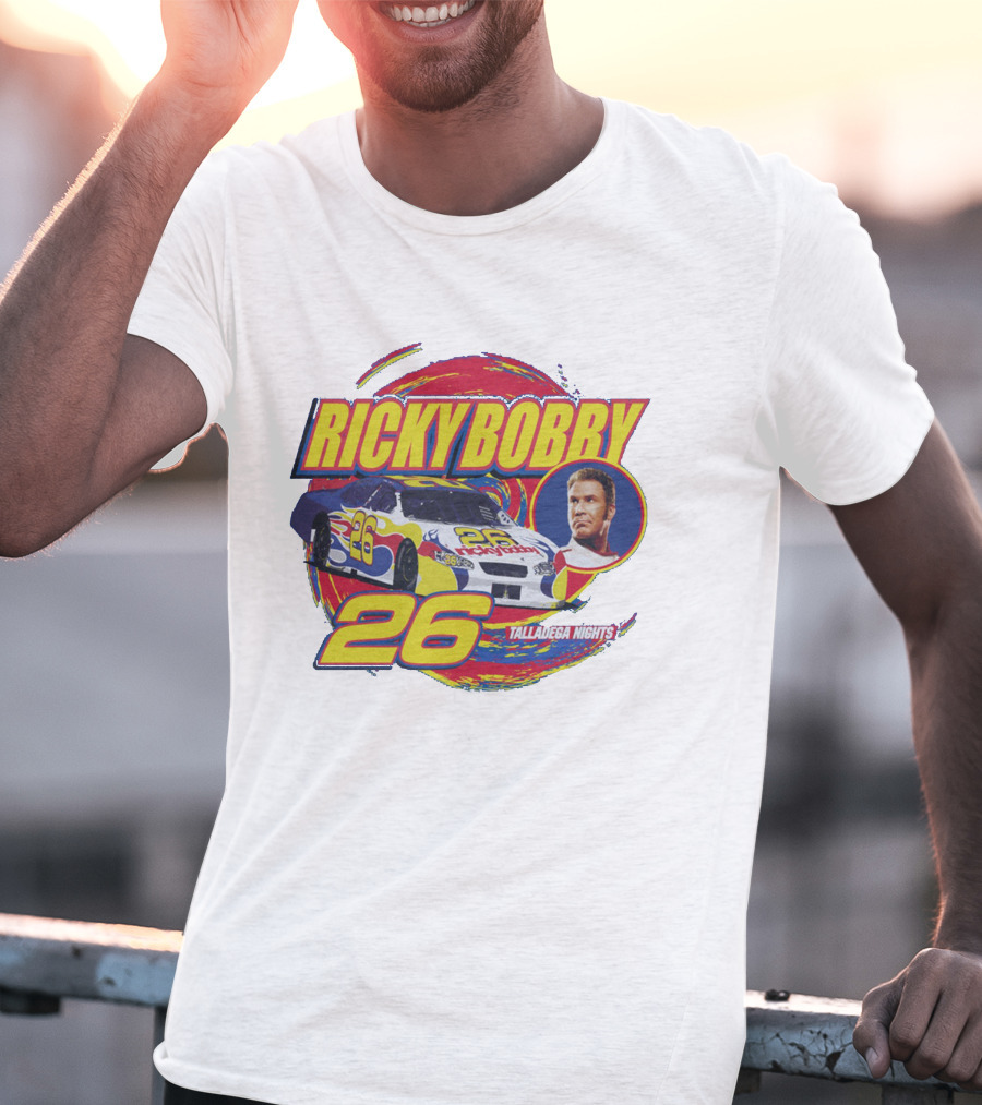 Ricky Bobby 26 Talladega Nights Racing Car T-Shirt
