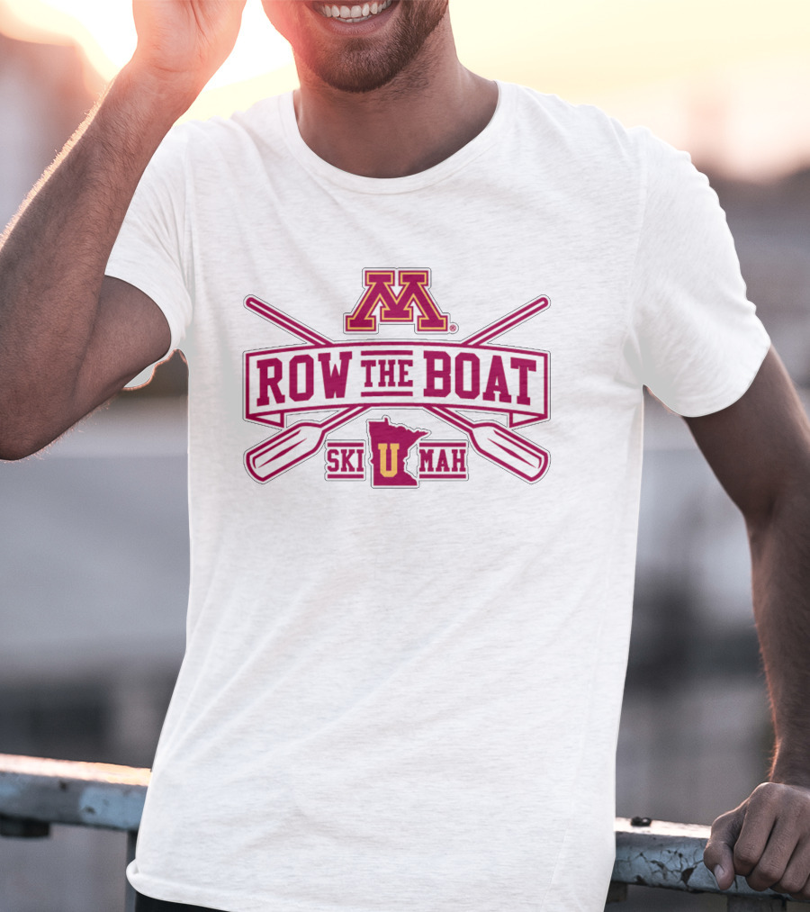 University Of Minnesota Row The Boat Ski-U-Mah T-Shirt