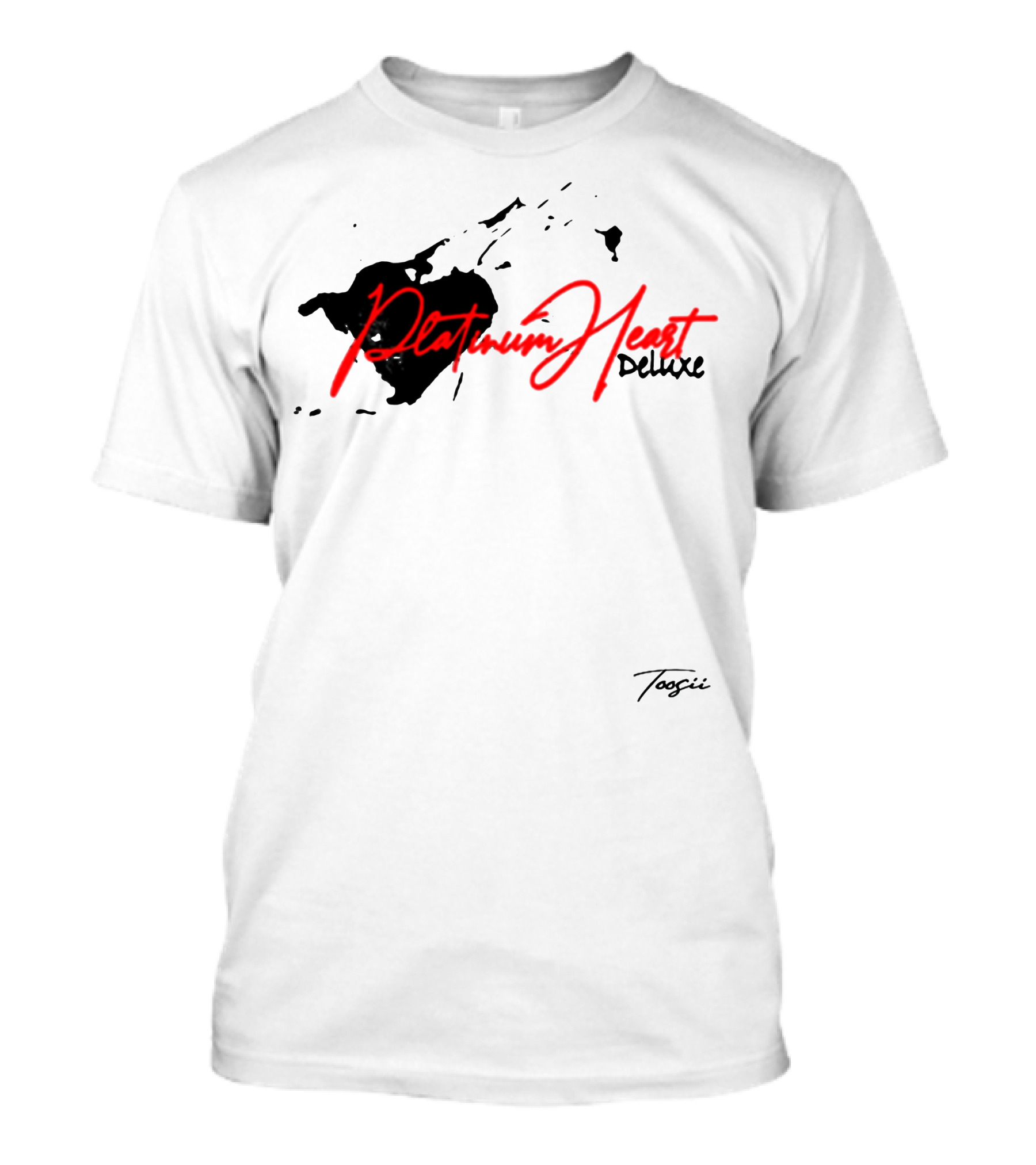 Toosii Platinum Heart Deluxe Merch T-Shirt
