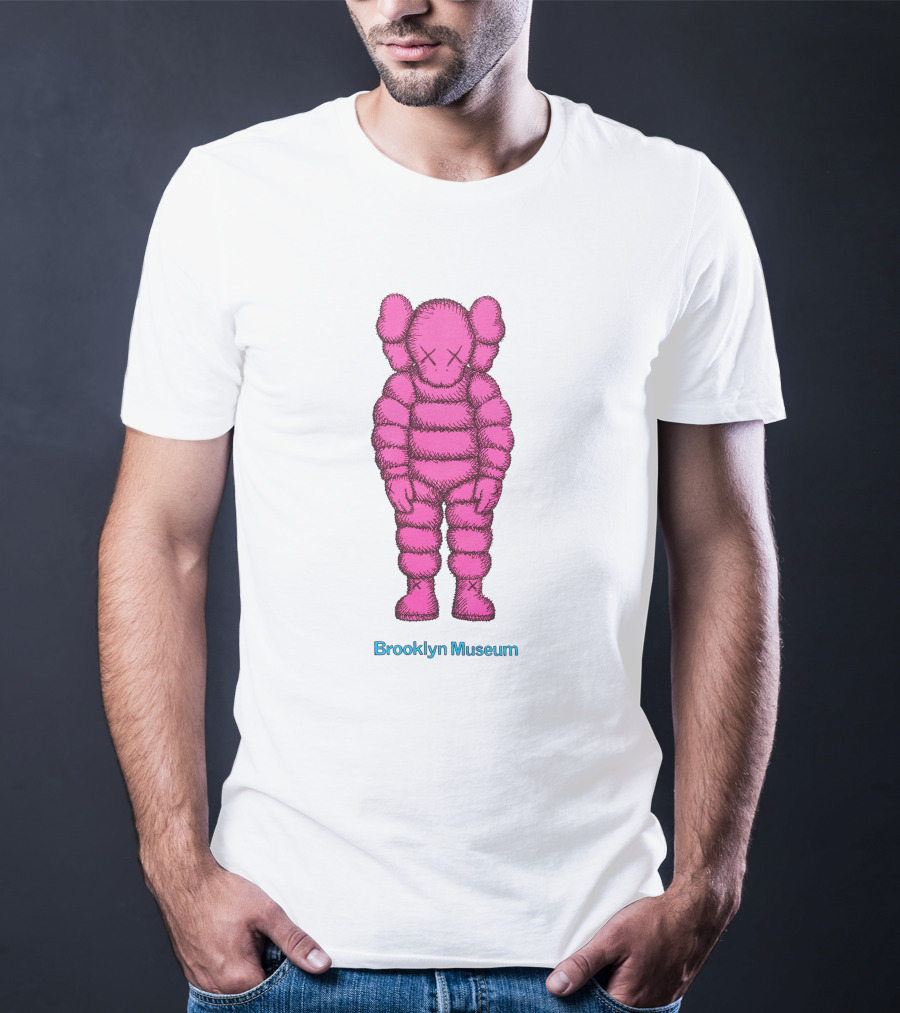 KAWS Pink Figure Brooklyn Museum T-Shirt