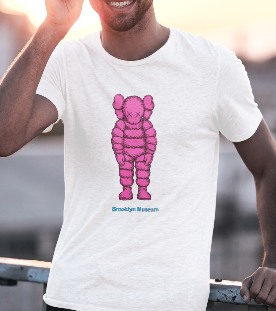 KAWS Pink Figure Brooklyn Museum T-Shirt