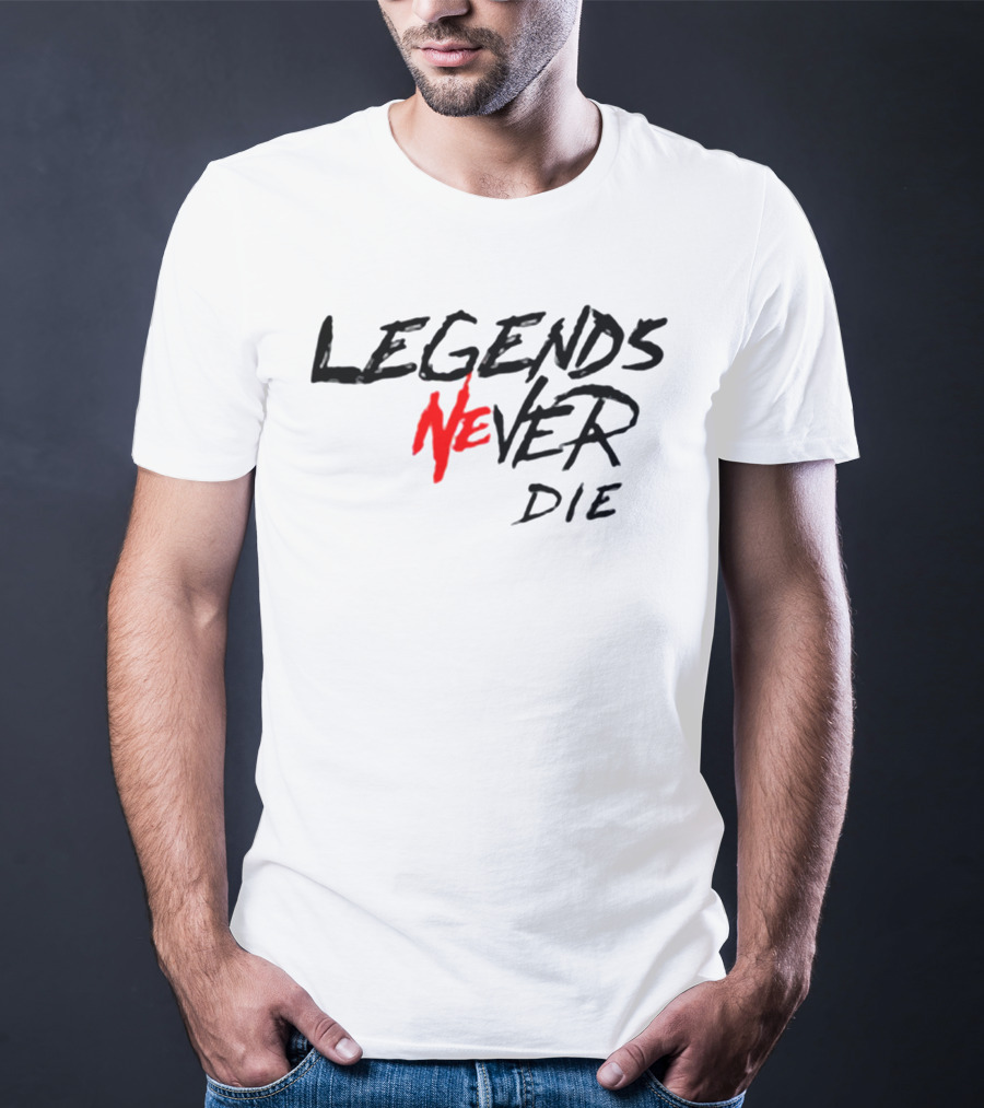 LEGENDS NEVER DIE White T-Shirt