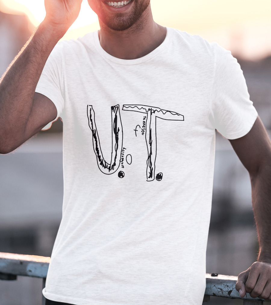University Of Tennessee U.T. Made By Kid Drawing T-Shirt