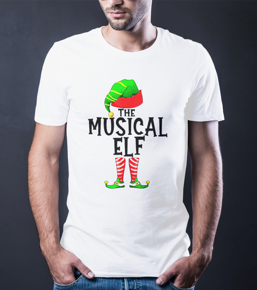 The Musical Elf Christmas Family Ing T-Shirt