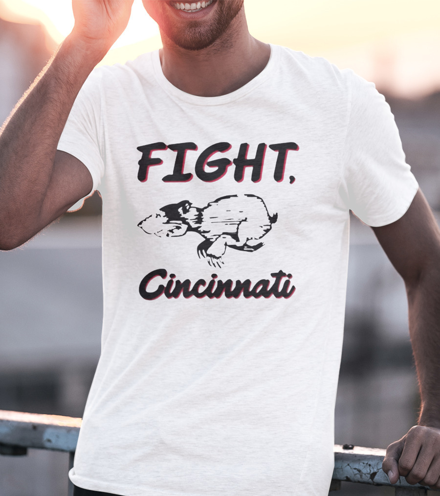 FIGHT CINCINNATI Football Bearcat T-Shirt