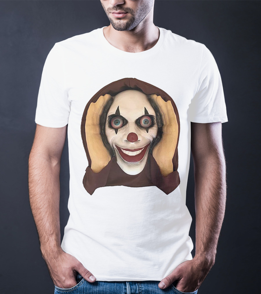 Spooky Clown IT Horror Mask T-Shirt