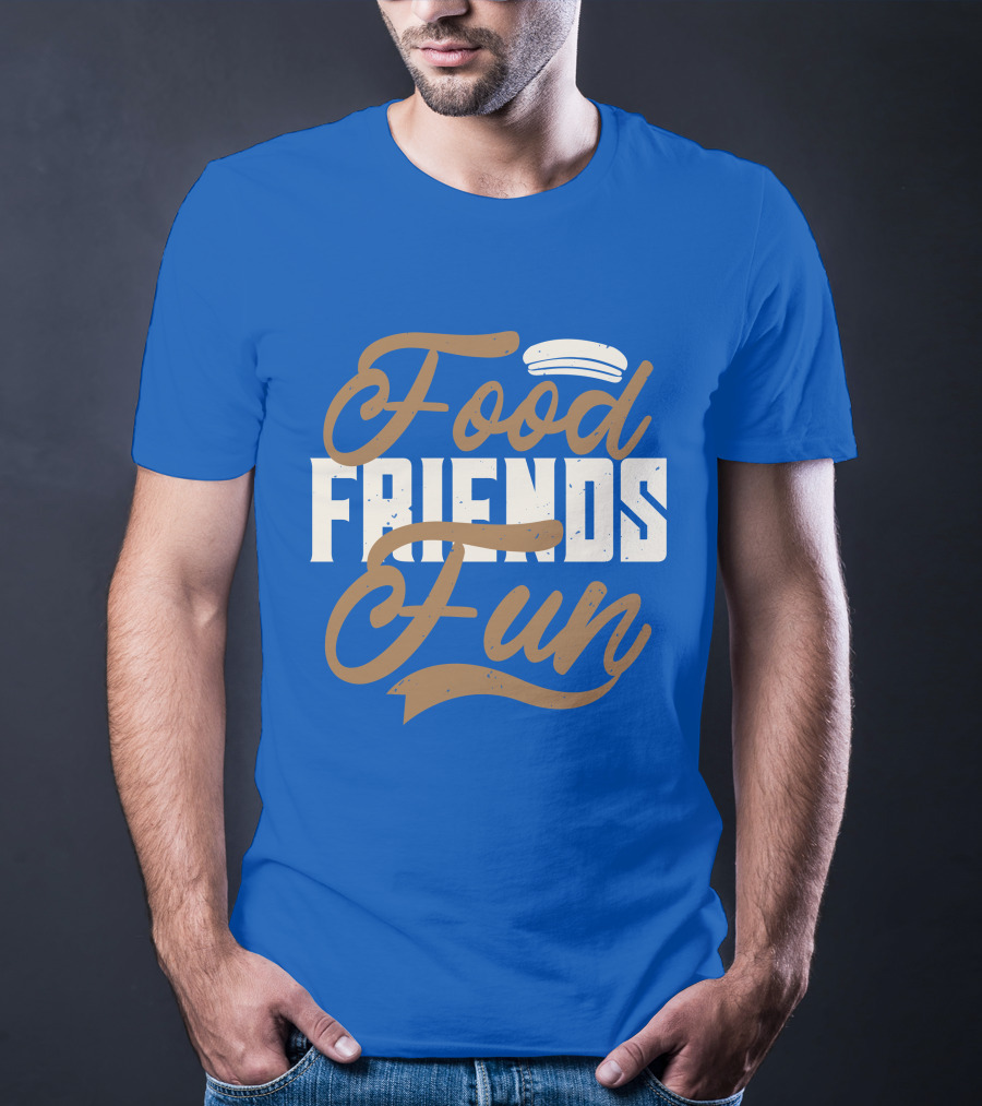 Food Friends Fun Sailor Hat T-Shirt