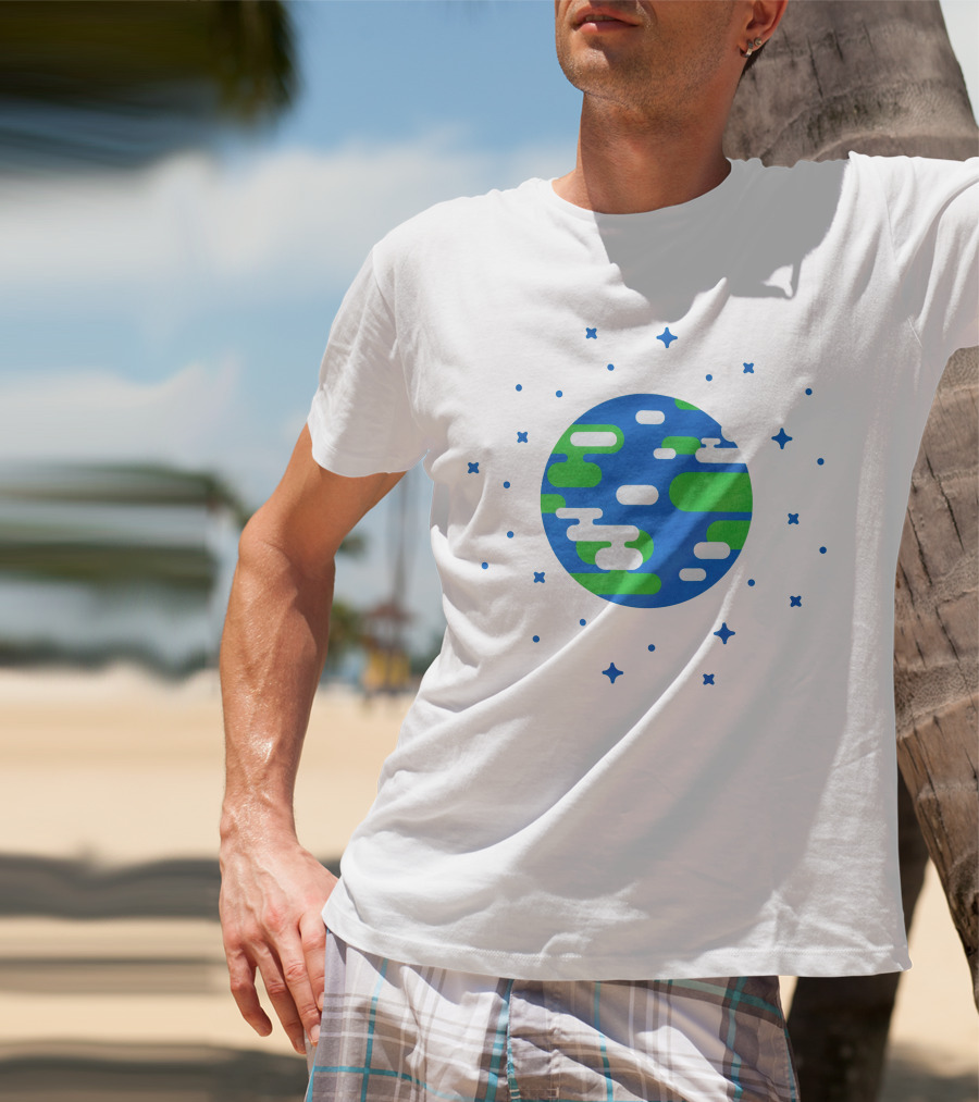 Kurzgesagt Earth Space T-Shirt