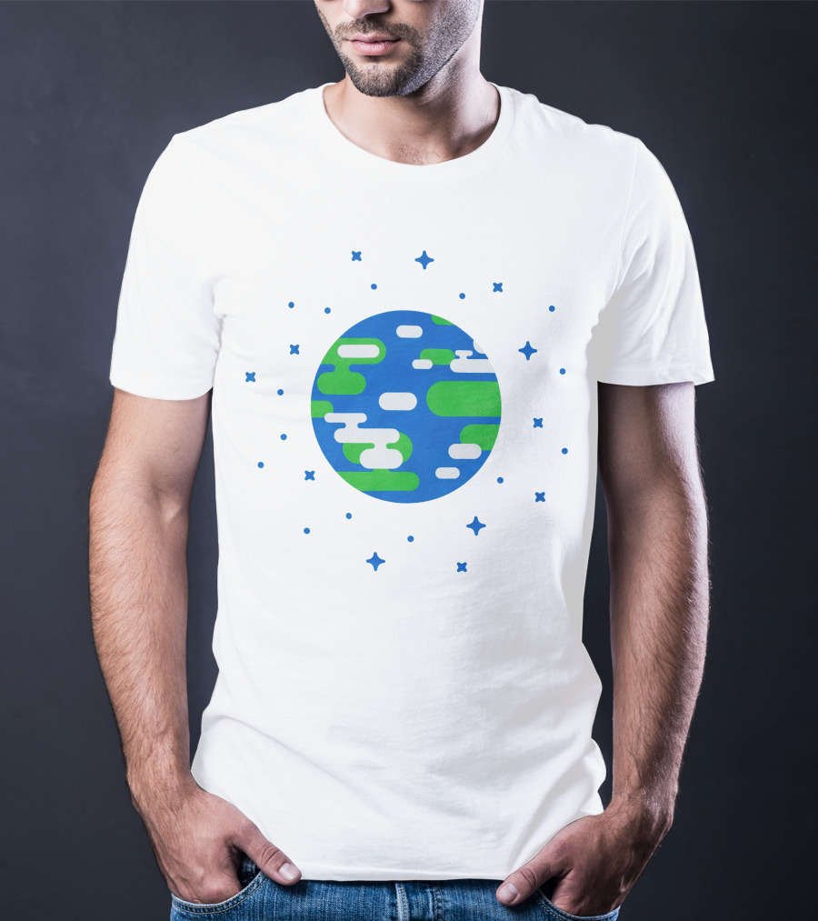 Kurzgesagt Earth Space T-Shirt
