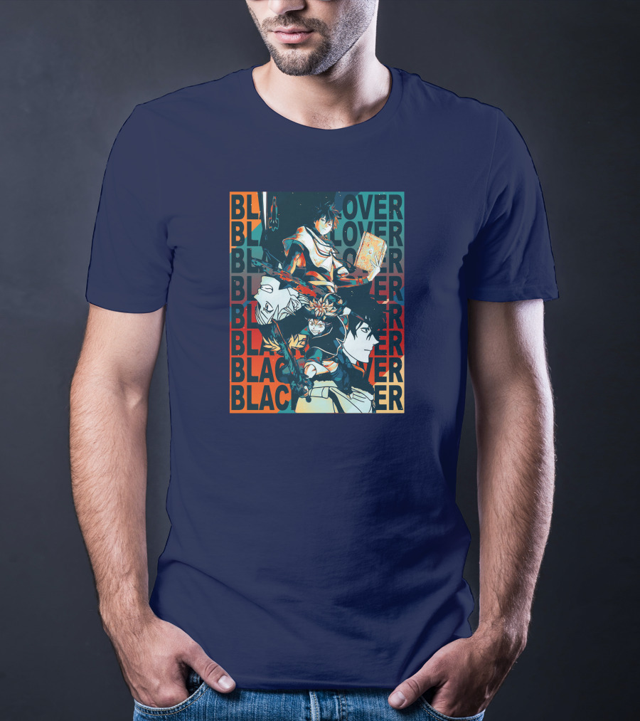 Black Clover Pop Manga Characters Dynamic Collage T-Shirt